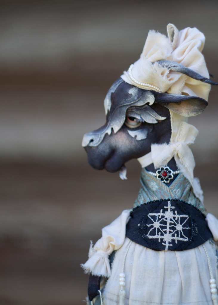 Художественная кукла мама Коза|Art doll Mama Goat